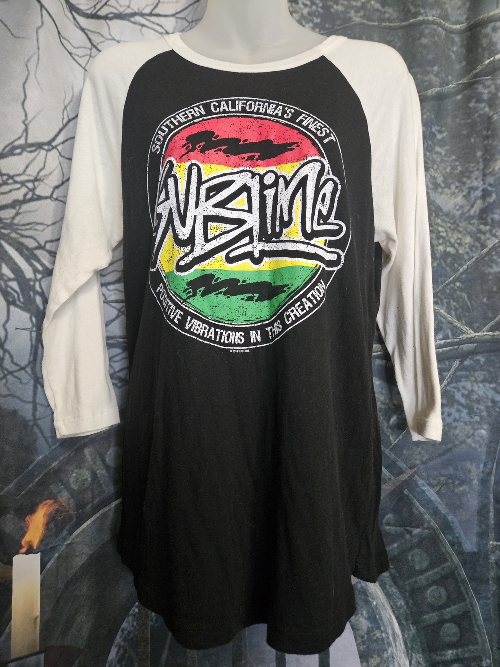 Sublime Band Raglan Baseball Tee